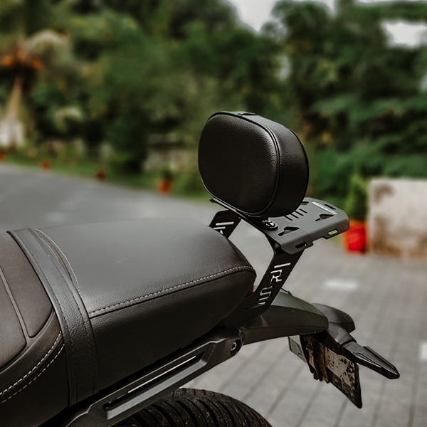 Grabrail with removable carrier and backrest for Honda CB350RS