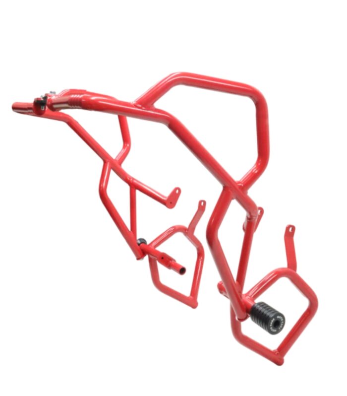 Upper Lower Crash Guard (RED) For TVS Apache RTX 300