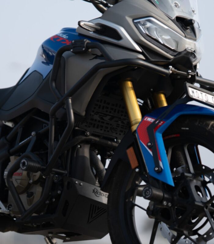 Upper Lower Crash Guard (BLACK) For TVS Apache RTX 300